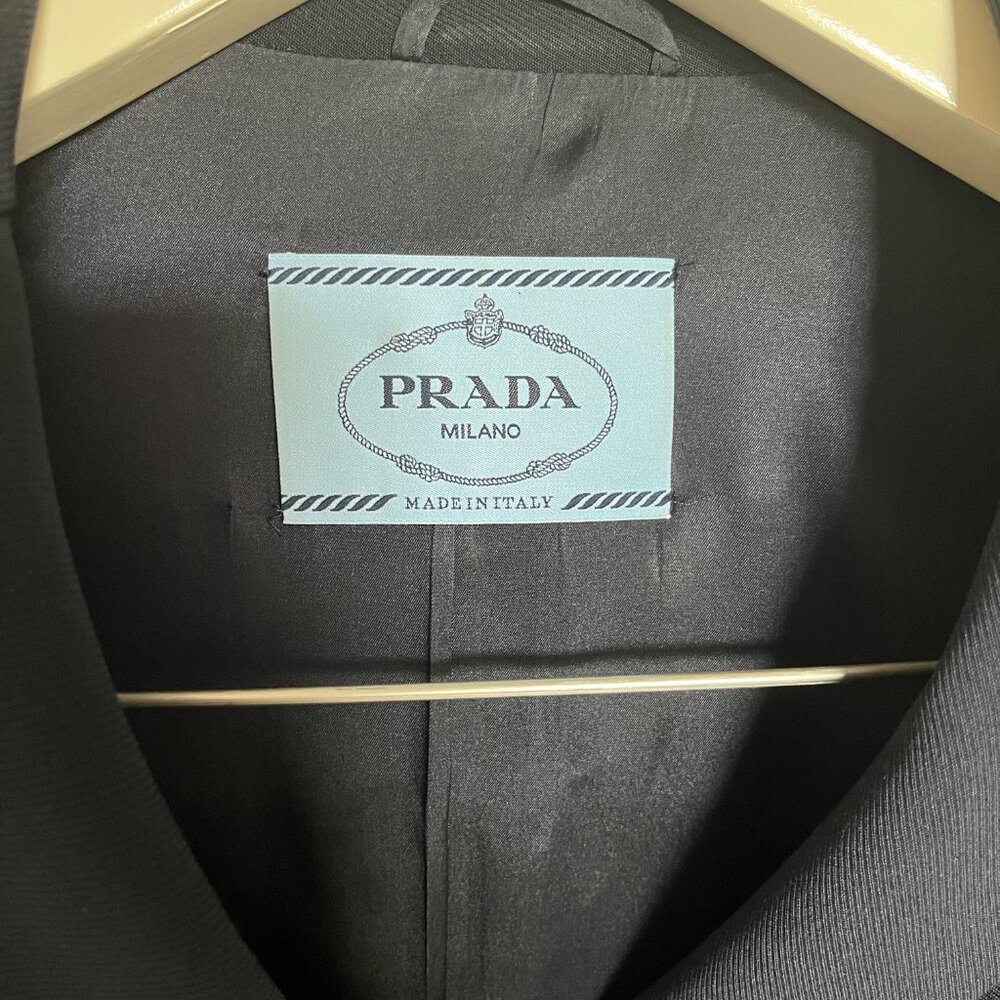 Prada Fitted Navy Blazer 38 - Picture 5 of 9